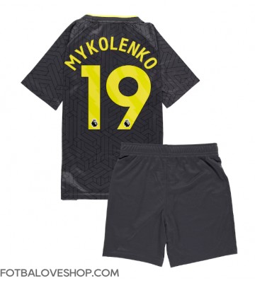 Everton Vitaliy Mykolenko #19 Dětské Venkovní Dres 2024-25 Krátký Rukáv (+ trenýrky)